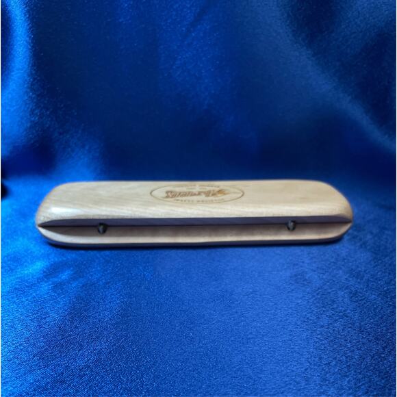 Wooden Pen Holder with MLB Angels Baseball Logo 1998 - Picture 5 of 6